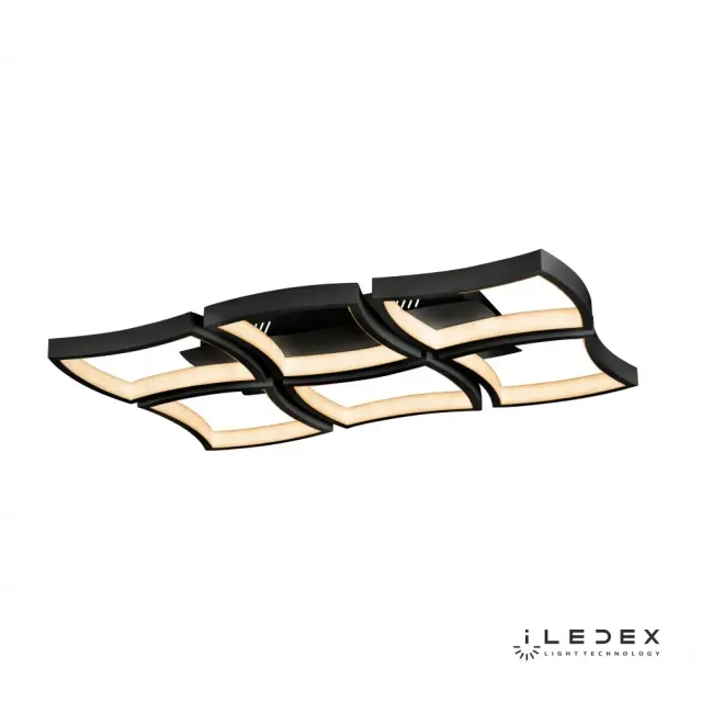 Люстра iLedex 8196-6-X-T BK ROOMY — черный, ракурс 2