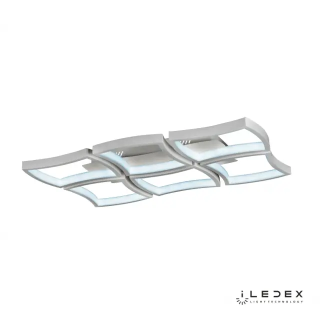 Люстра iLedex 8196-6-X-T WH ROOMY — белый, ракурс 3