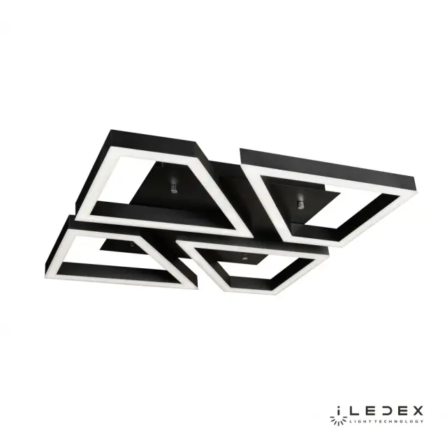 Люстра iLedex 8302-550x550-X BK STELLAR — черный, ракурс 2