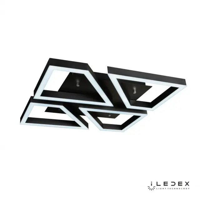 Люстра iLedex 8302-550x550-X BK STELLAR — черный, ракурс 3