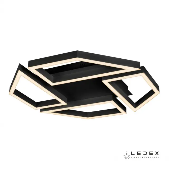 Люстра iLedex 8302-720x720-X-T BK STELLAR — черный, ракурс 2