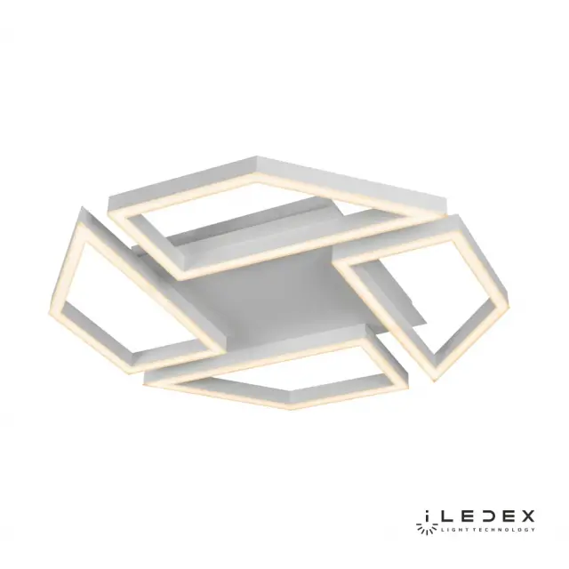 Люстра iLedex 8302-720x720-X-T WH STELLAR — белый, ракурс 2