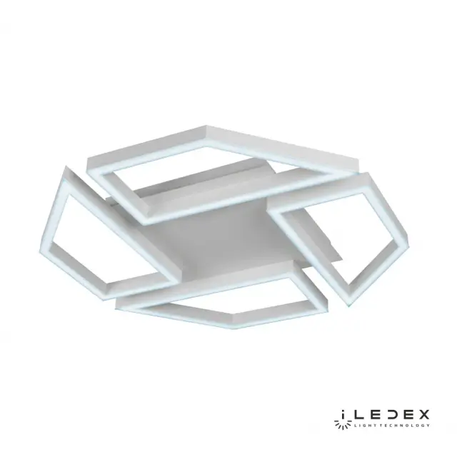 Люстра iLedex 8302-720x720-X-T WH STELLAR — белый, ракурс 3