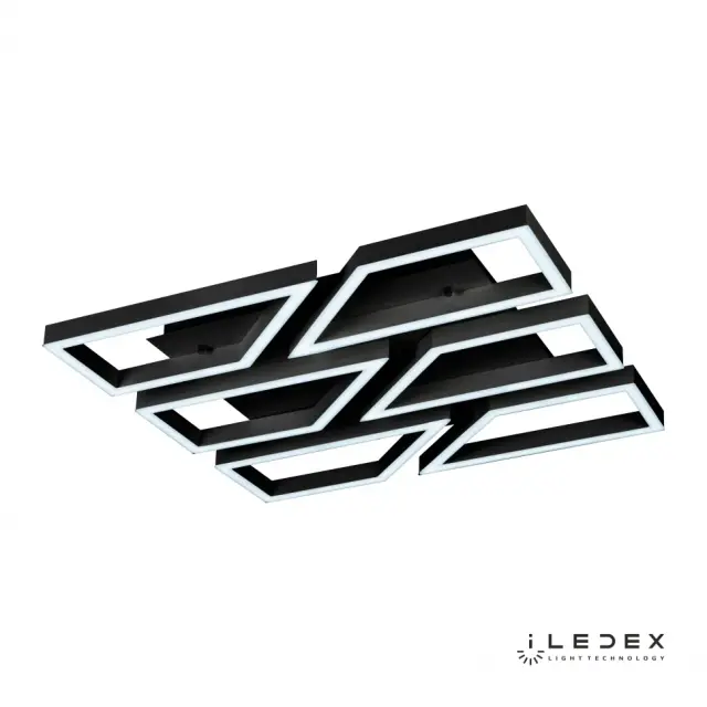 Люстра iLedex 8302-800x800-X-T BK STELLAR — черный, ракурс 3