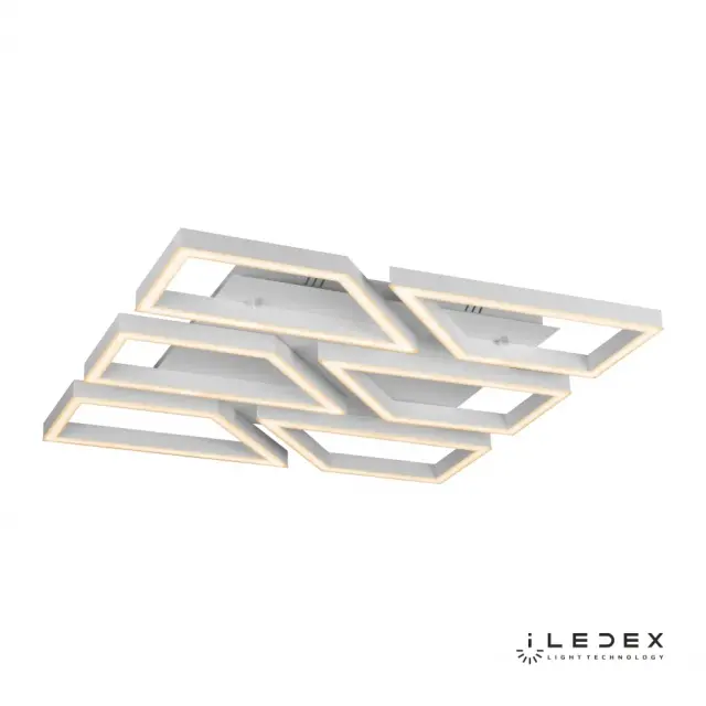 Люстра iLedex 8302-800x800-X-T WH STELLAR — белый, ракурс 2