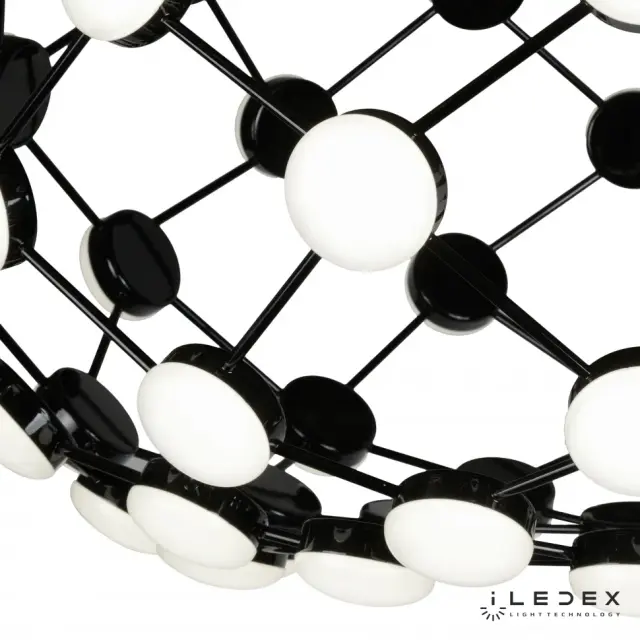 Светильник iLedex 8327 BL STARFALL — черный, ракурс 3