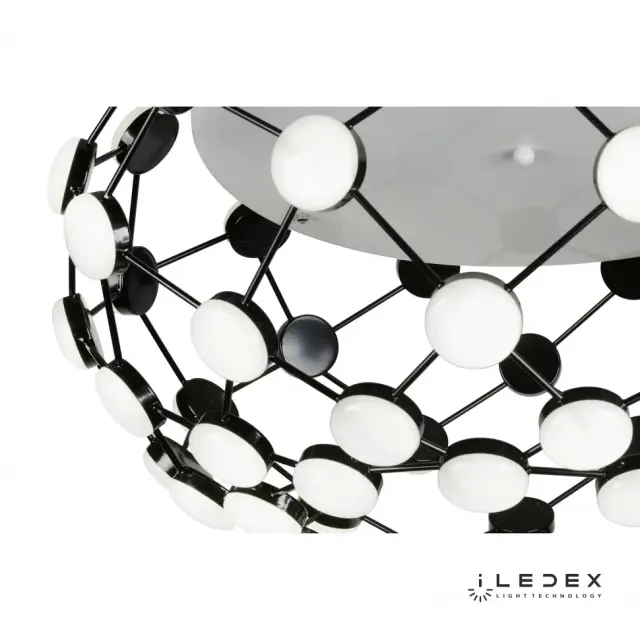 Люстра iLedex 8327 CR+WH STARFALL — белый, ракурс 4