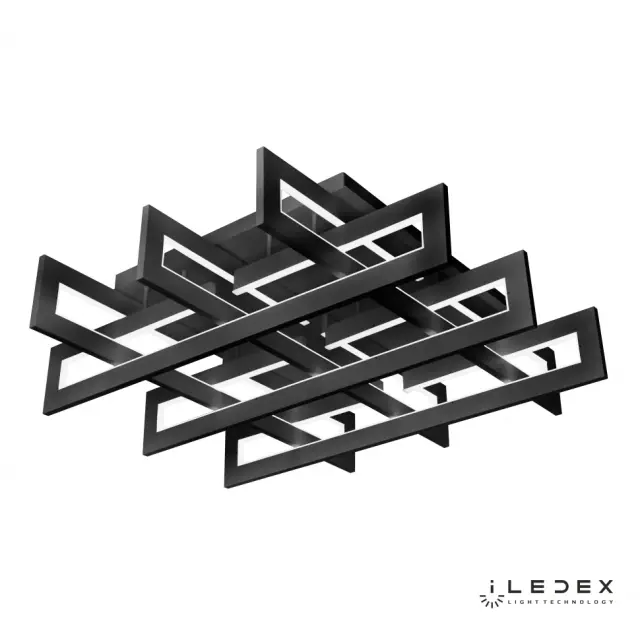 Люстра iLedex 9082-800*800-X 192W BK STALKER — черный