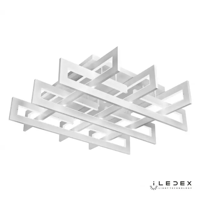 Люстра iLedex 9082-800*800-X 192W WH STALKER — белый