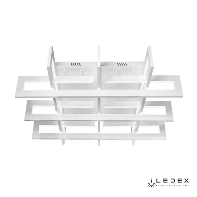 Люстра iLedex 9082-800*800-X 192W WH STALKER — белый, ракурс 4