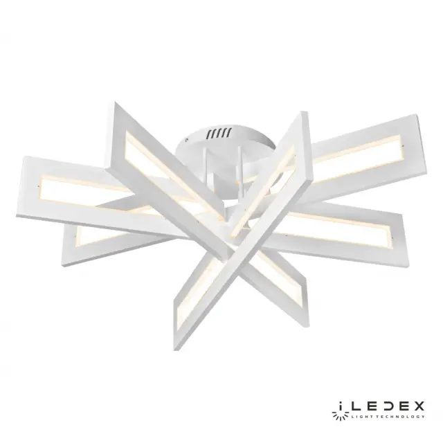 Люстра iLedex 9082-R800-X 128W WH STALKER — белый, ракурс 2
