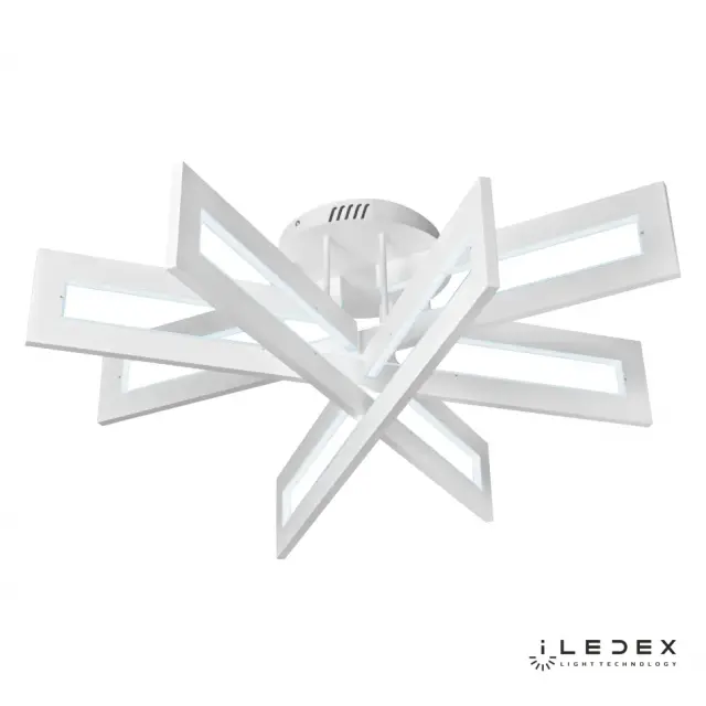 Люстра iLedex 9082-R800-X 128W WH STALKER — белый, ракурс 3