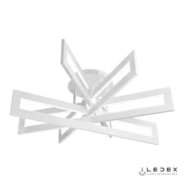 Люстра iLedex 9082-R800-X 128W WH STALKER — белый, ракурс 4
