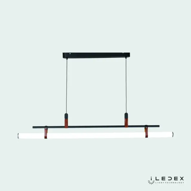 Светильник iLedex 9498P-32W-3000K BK-BR-WH ZOOM — коричневый, ракурс 2