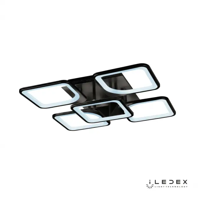 Люстра iLedex 9905/5 BK PLUTO — черный, ракурс 3