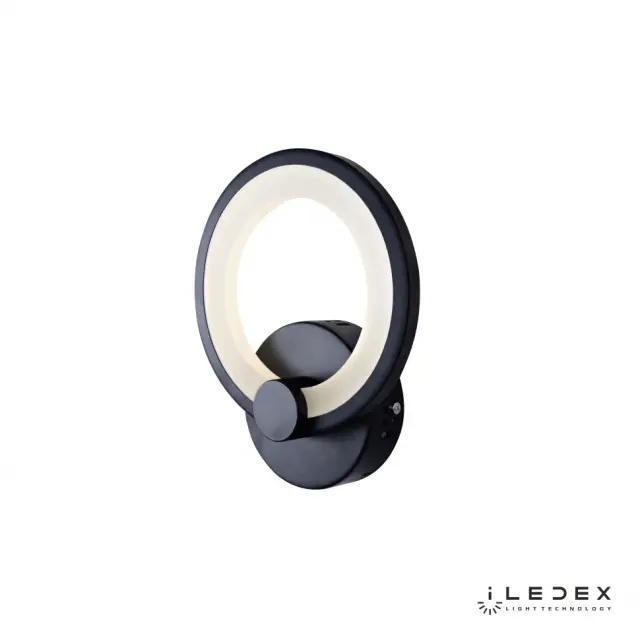 Бра iLedex A001/1 BK RING — черный