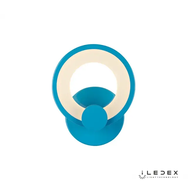 Бра iLedex A001/1 Blue RING — синий, ракурс 2
