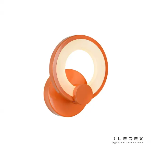 Бра iLedex A001/1 Orange RING — оранжевый, ракурс 3