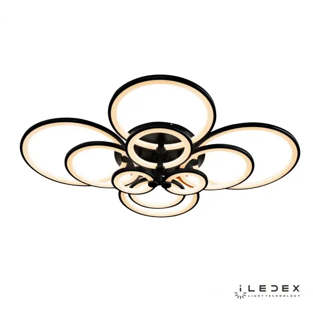 Люстра iLedex A001/10 BK RING — черный