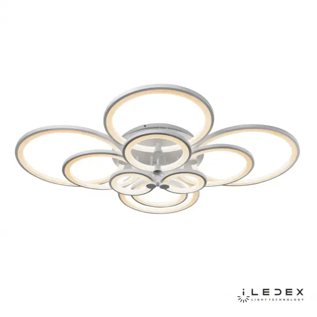 Люстра iLedex A001/10 WH RING — белый, ракурс 3