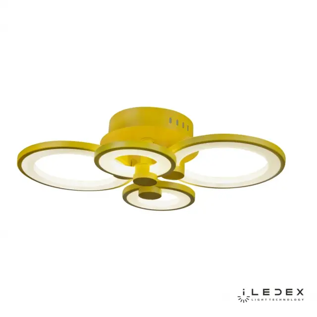 Люстра iLedex A001/4 BLUE RING — синий, ракурс 2