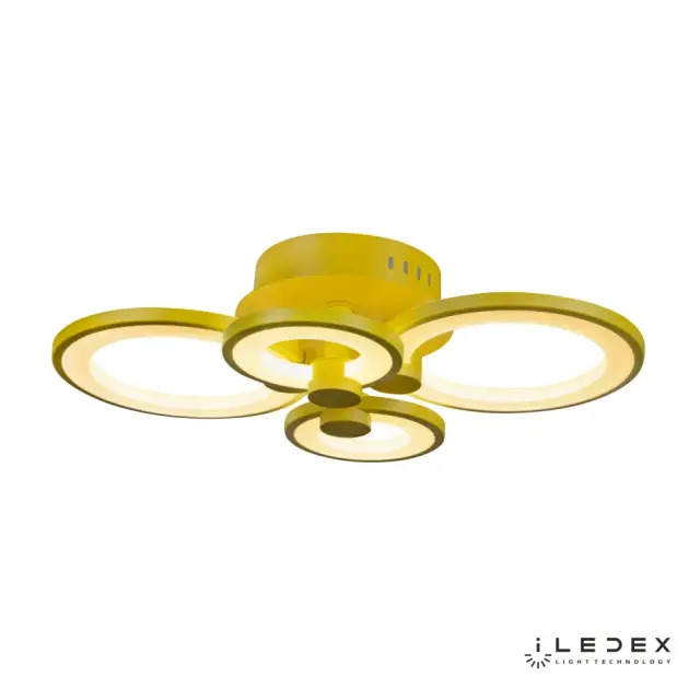 Люстра iLedex A001/4 BLUE RING — синий, ракурс 3