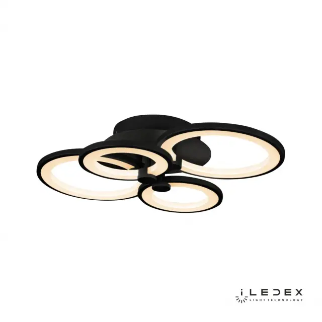 Люстра iLedex A001/4 MBK RING — черный