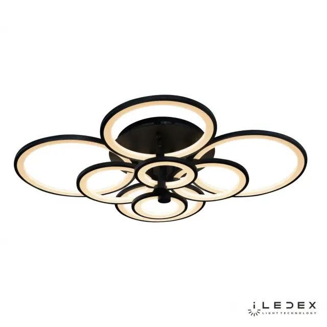 Люстра iLedex A001/8 BK RING — черный
