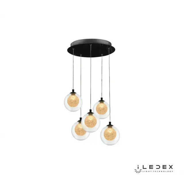 Светильник iLedex C4457-5R CR OBLIVION — хром