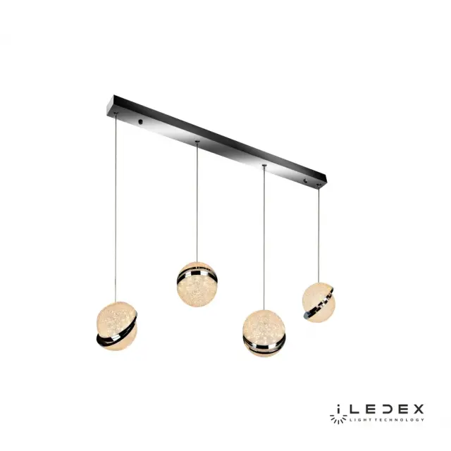 Светильник iLedex C4474-4L CR CRYSTAL BALL — хром, ракурс 2
