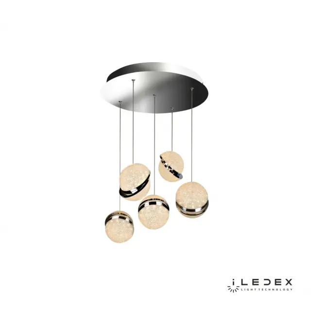 Светильник iLedex C4474-5R CR CRYSTAL BALL — хром