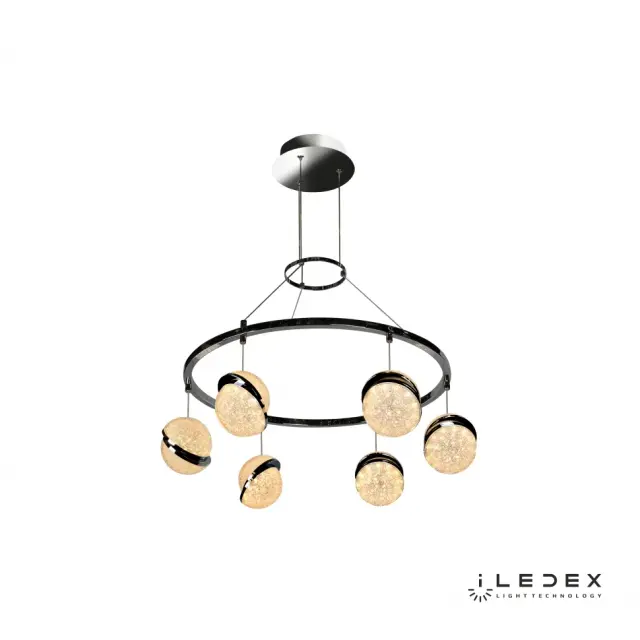 Светильник iLedex C4474-6 CR CRYSTAL BALL — хром