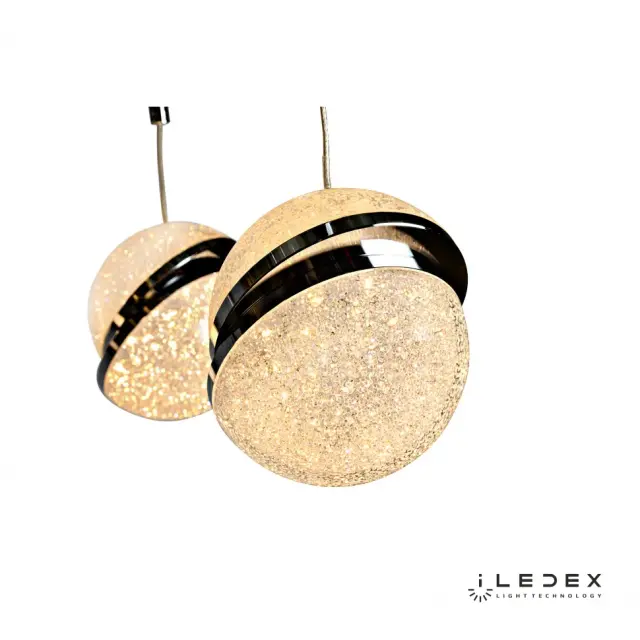 Светильник iLedex C4474-6 CR CRYSTAL BALL — хром, ракурс 3