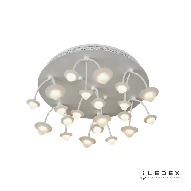 Светильник iLedex C50068/7Y WH DARNER — белый, ракурс 2