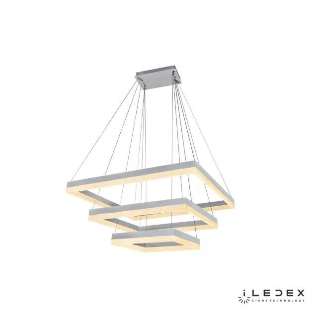 Светильник iLedex D0319-3 (400x600x800) WH TWINS — белый
