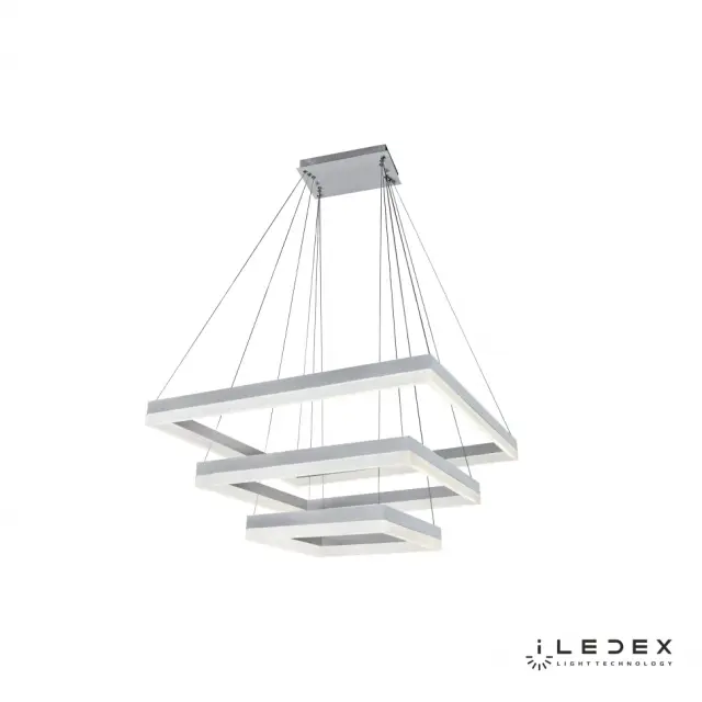 Светильник iLedex D0319-3 (400x600x800) WH TWINS — белый, ракурс 2