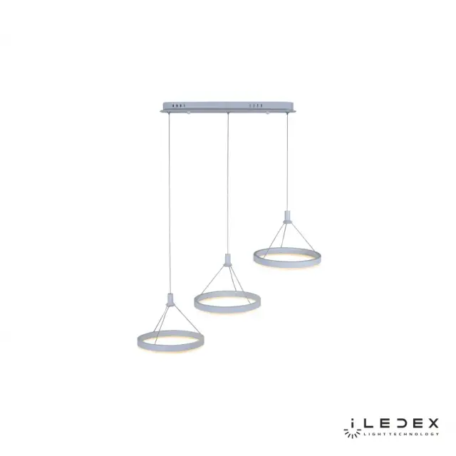 Светильник iLedex D075-3 WH LIBRA — белый, ракурс 2