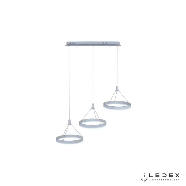 Светильник iLedex D075-3 WH LIBRA — белый, ракурс 3