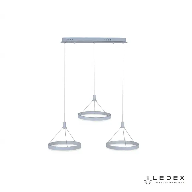 Светильник iLedex D075-3 WH LIBRA — белый, ракурс 4