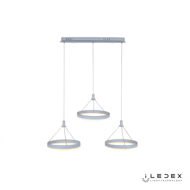 Светильник iLedex D075-3 WH LIBRA — белый, ракурс 5