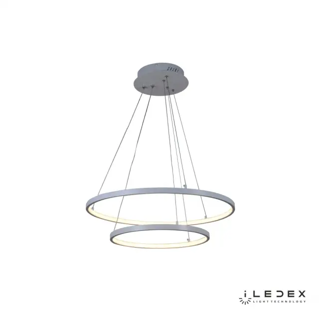 Светильник iLedex D098-2 (600x400) WH AXIS — белый, ракурс 3