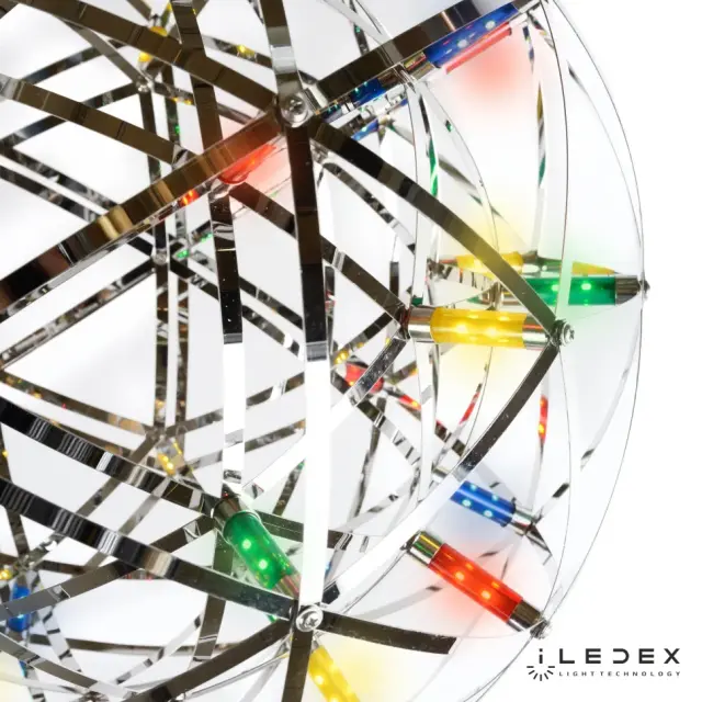 Люстра iLedex FG 400-42 RGB CR STRATOSPHERE — хром, ракурс 3