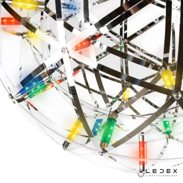 Люстра iLedex FG 400-42 RGB CR STRATOSPHERE — хром, ракурс 4
