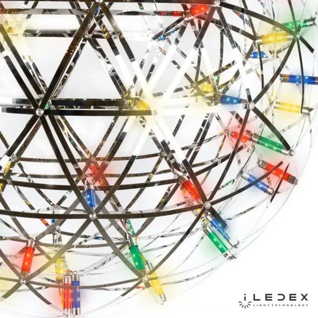 Люстра iLedex FG 600-92 RGB CR STRATOSPHERE — хром, ракурс 3