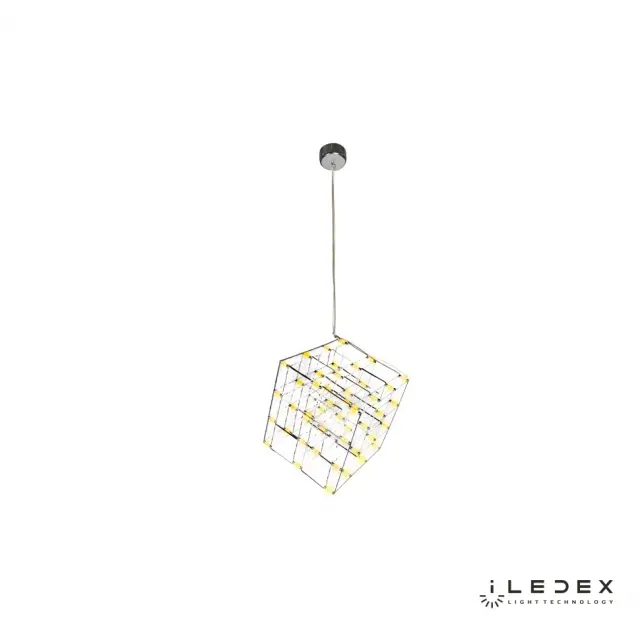 Люстра iLedex FQ-400-48 CR STRATOSPHERE — хром, ракурс 2