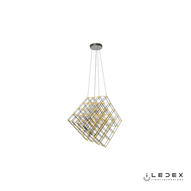 Люстра iLedex FQ-600-100 CR STRATOSPHERE — хром, ракурс 2