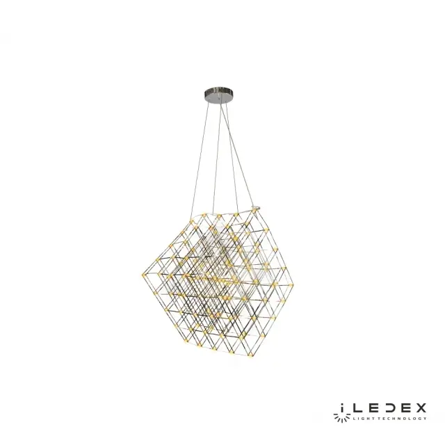 Люстра iLedex FQ-800-125 CR STRATOSPHERE — хром, ракурс 2
