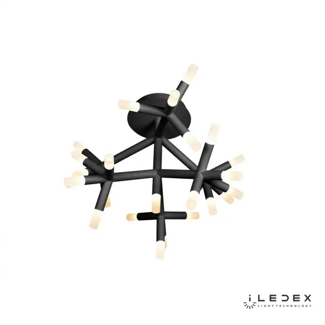 Люстра iLedex FS-017-X25 BK SAVAGE — черный