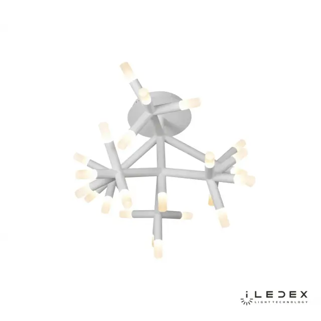 Люстра iLedex FS-017-X25 WH SAVAGE — белый, ракурс 2