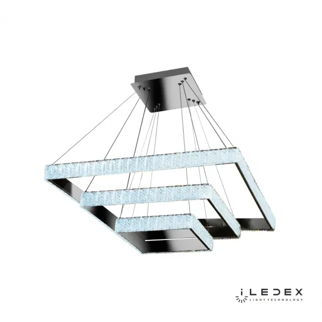 Светильник iLedex MD7212-105B CR CRYSTAL ICE — хром, ракурс 3